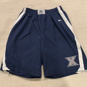 Nike college basketball shorts Xavier University